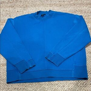 COS Relaxed Washed-Cotton Mock-Neck Sweatshirt